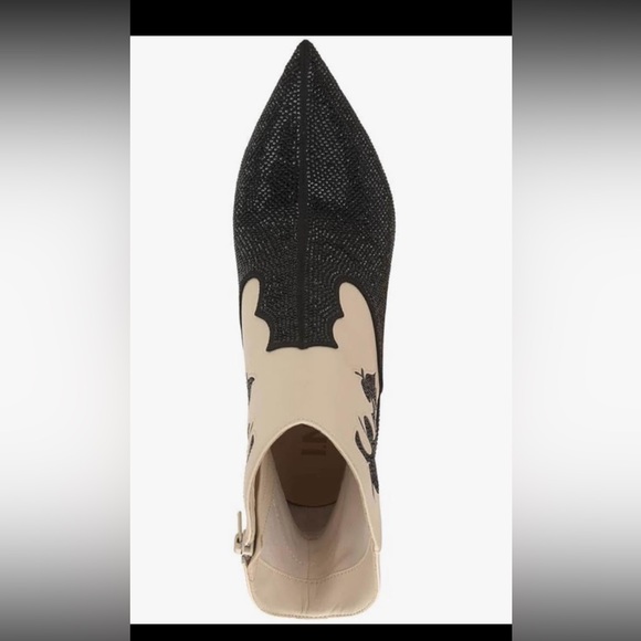 NWT in Box I.N.C. Women’s Indigo Embellished Cowboy Booties Size 6.5 - Picture 2 of 7